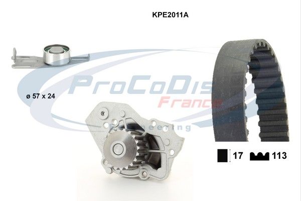 PROCODIS FRANCE Водяной насос + комплект зубчатого ремня KPE2011A